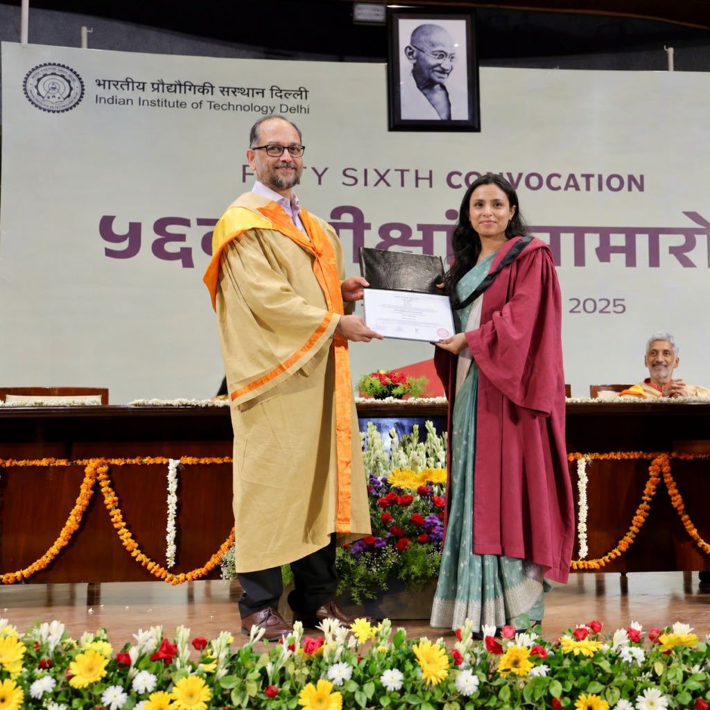 Congratulations to Shruti Rajput (Ph.D.) for receiving her doctoral degree in August 2025