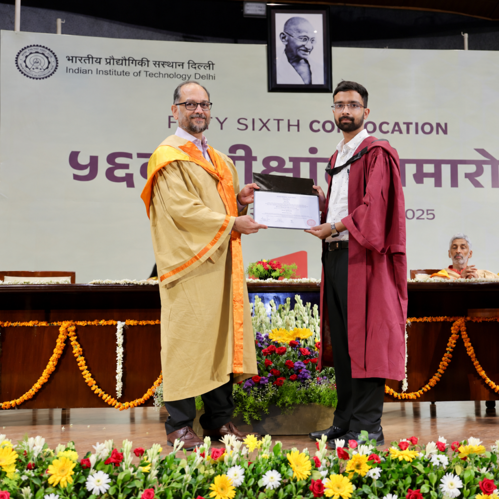 Congratulations to Rohit Kumar (Ph.D.) for receiving his doctoral degree in August 2025