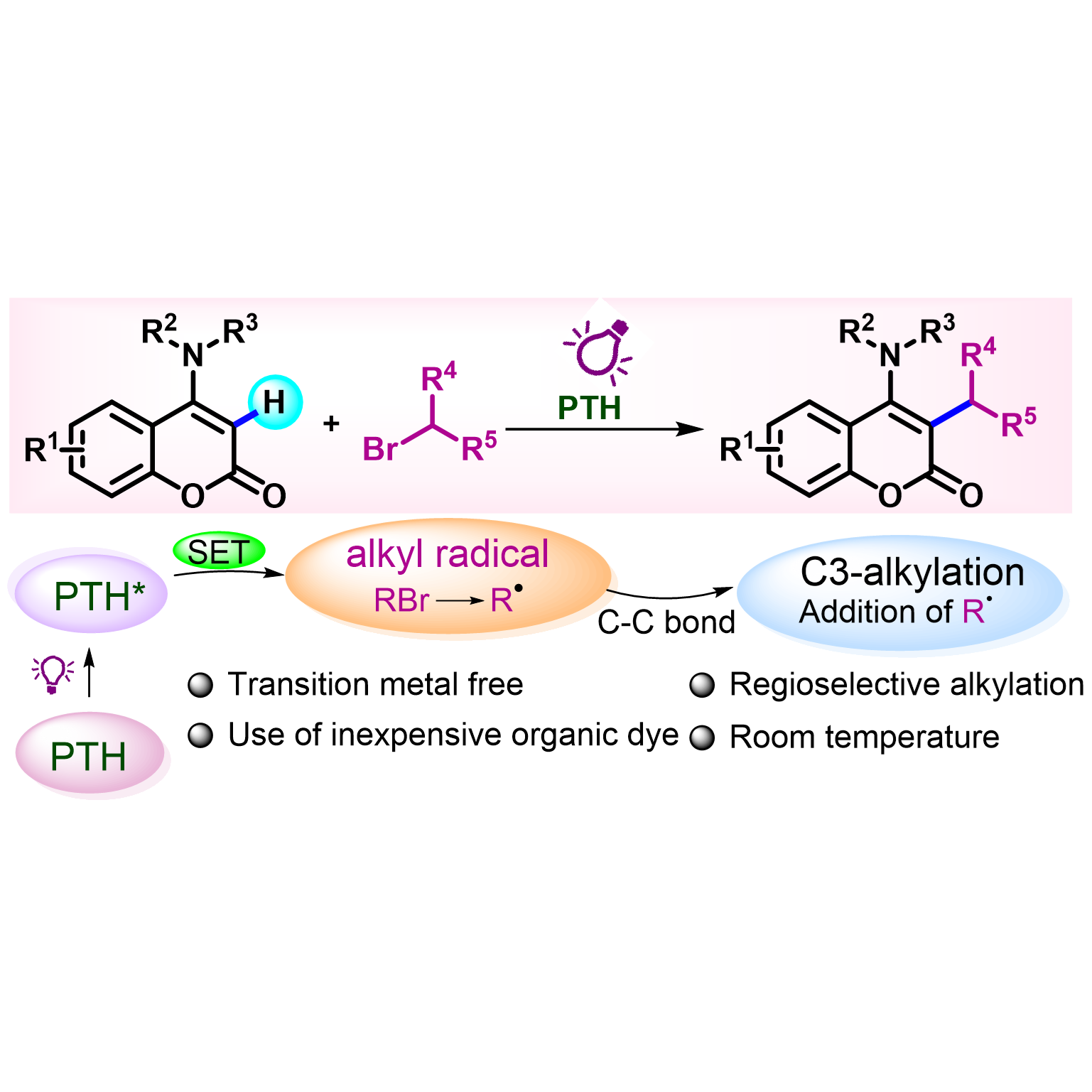 Harsha’s work on the Visible-Light-Induced Metal-free Regioselective C-H a-carbonyl Alkylation of 4-Aminocoumarins Using 10-Phenylphenothiazine   is accepted in J. Org. Chem., Congrats!